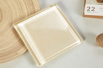 Square Colored Glass Art Tiles
