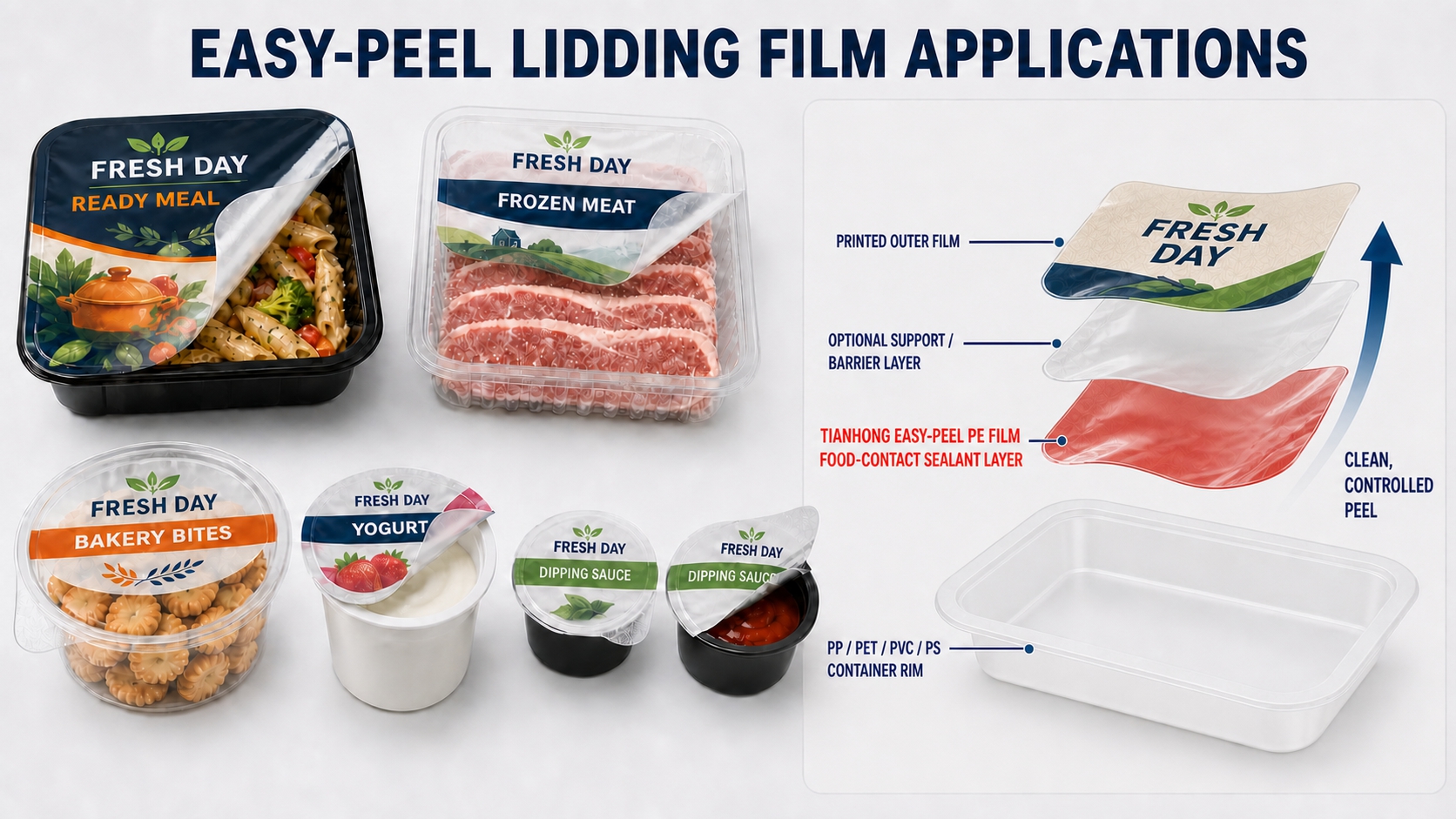 Easy-to-peel Container
