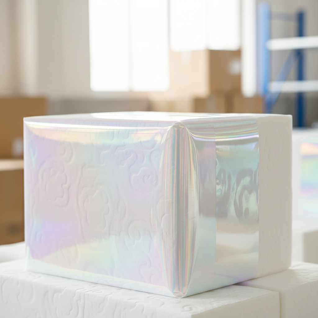 Rainbow Film Roll For Tissue Paper Packaging