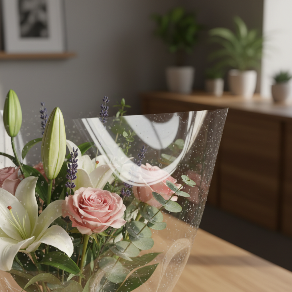 Glossy Finish Film For Flower Packaging