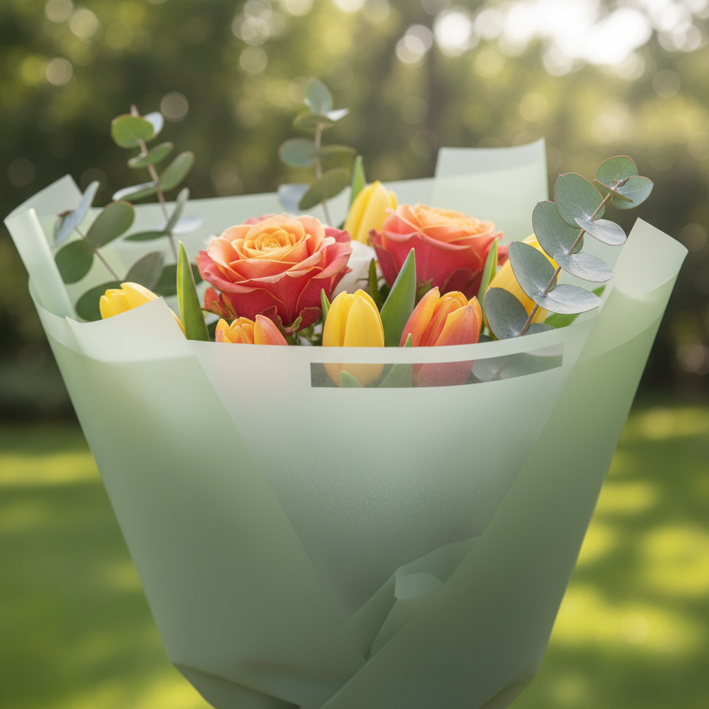 Matte Finish Film For Flower Packaging