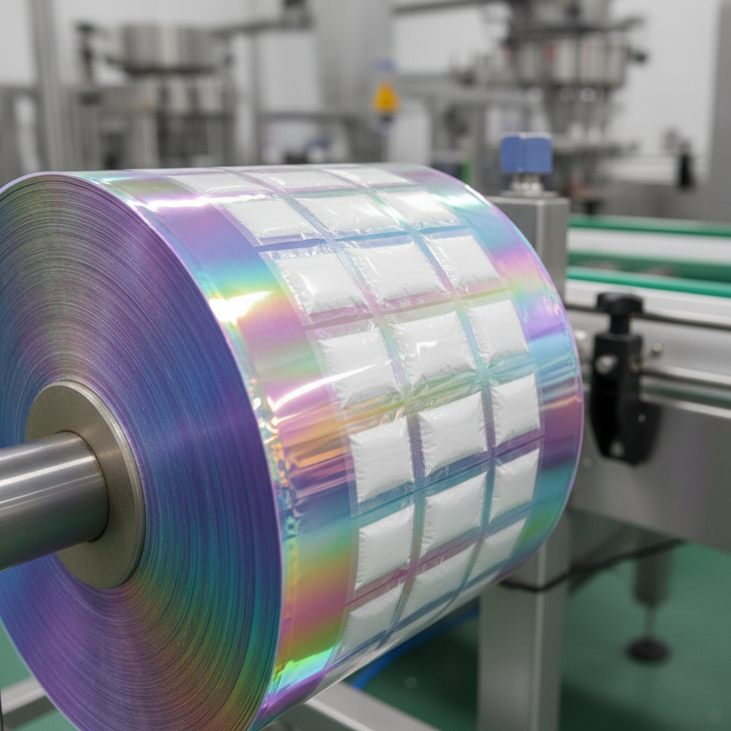 Rainbow Film Roll For Pharmaceutical Powder Sachets