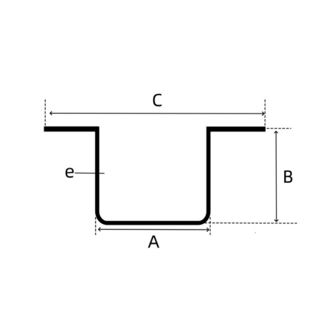 Hat-shape furring