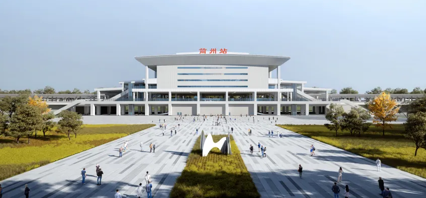 Ecosteel Source Supplies High-Zinc Galvanized Steel Coils for Ventilation System at Jianzhou High-Speed Railway Station