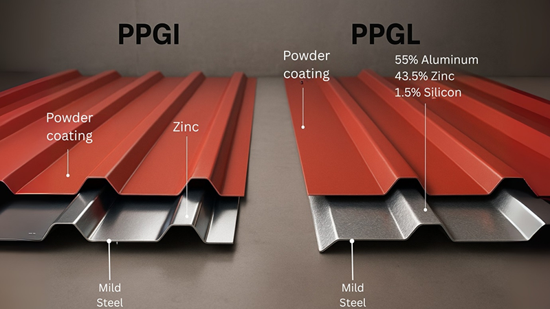 PPGI vs. PPGL: ¿Cuál es la diferencia y dónde se utilizan?