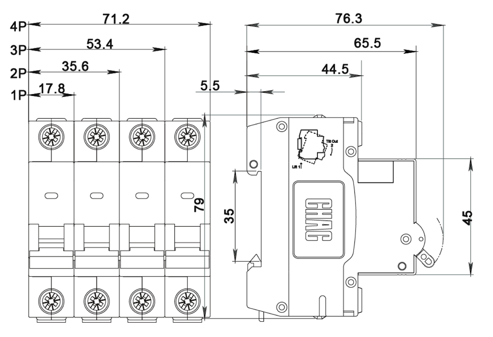 CQB2-63 Miniature Circuit Breaker Dimensions.jpg