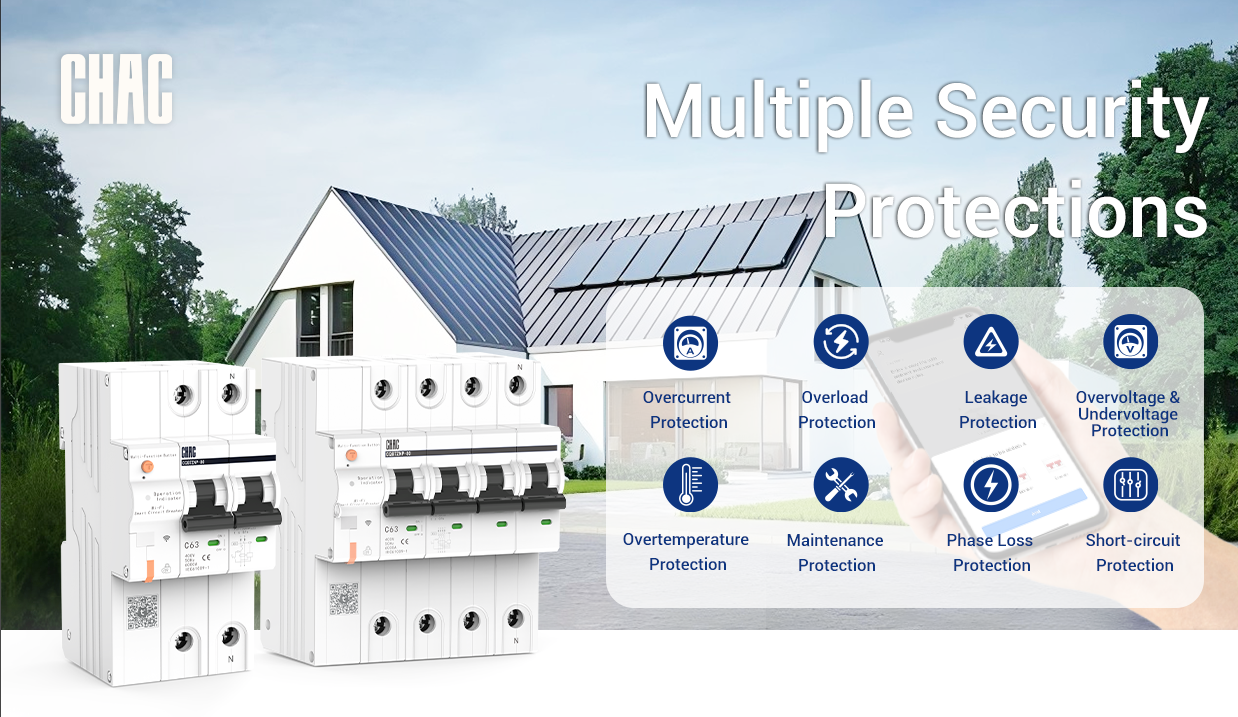 CHAC SMART MCB: Advanced 8-in-1 Protection for Ultimate Smart Home Safety
