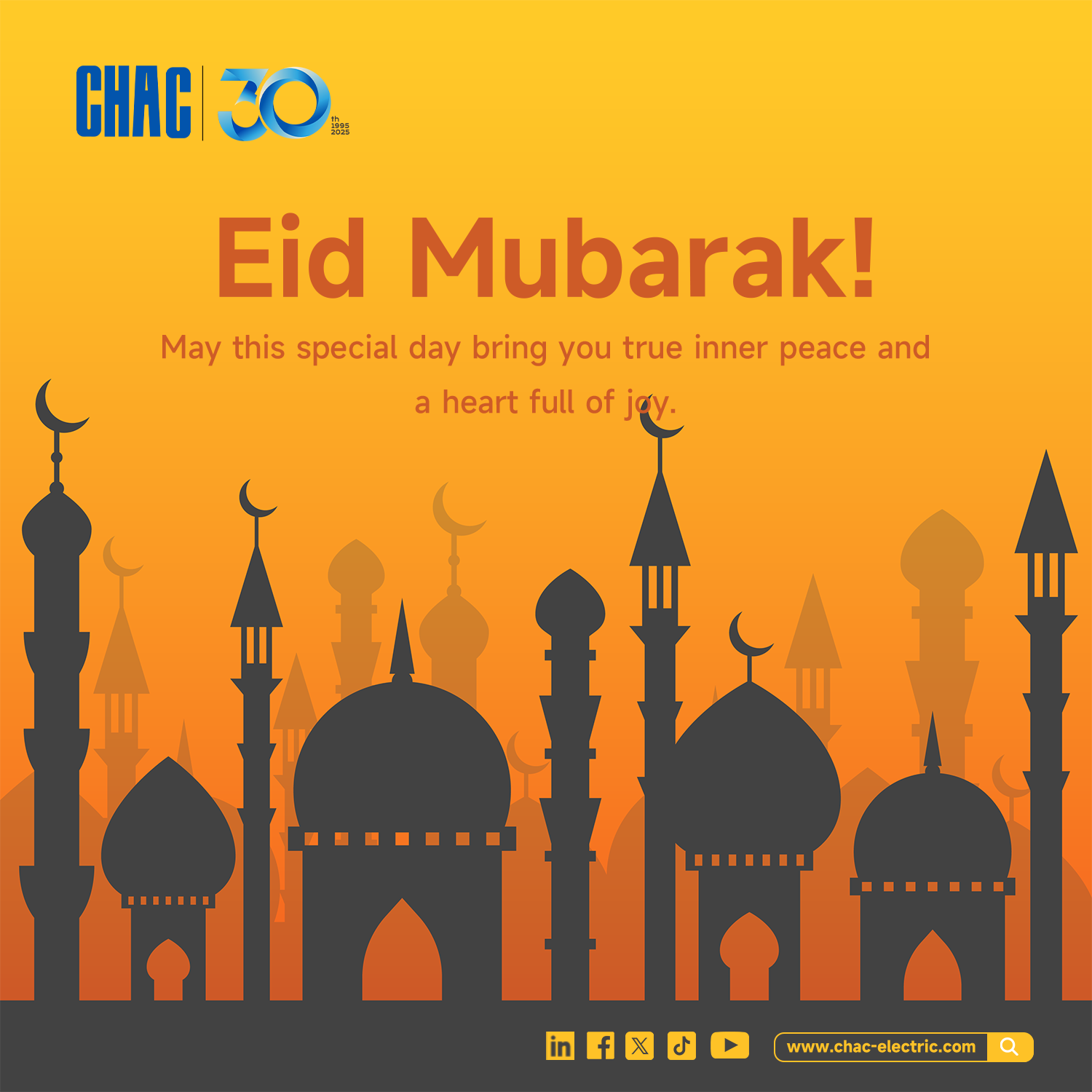 Eid Mubarak: Warm Greetings from CHAC Electric