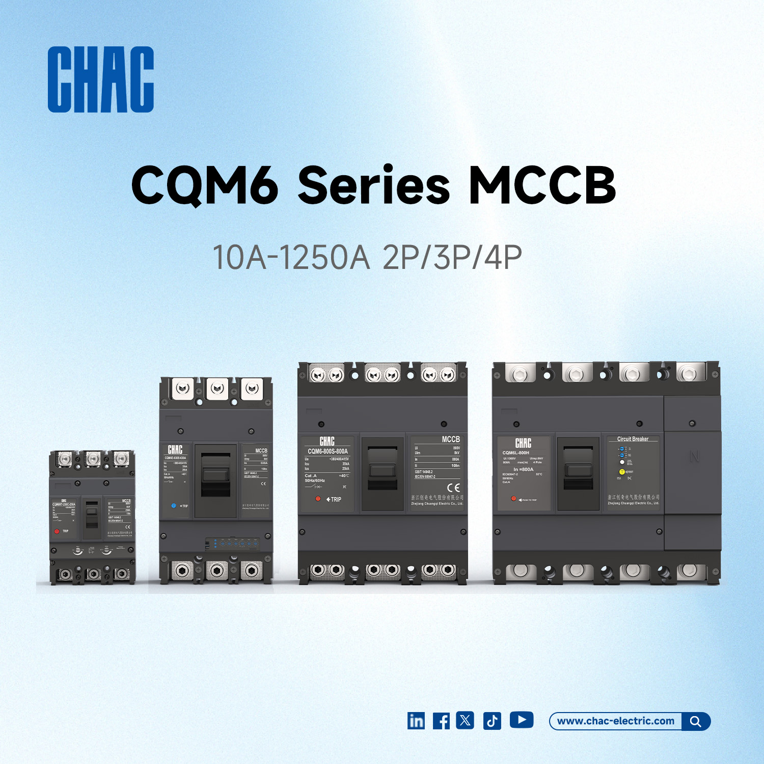 Simplifying Power Distribution with the CQM6 Series MCCB