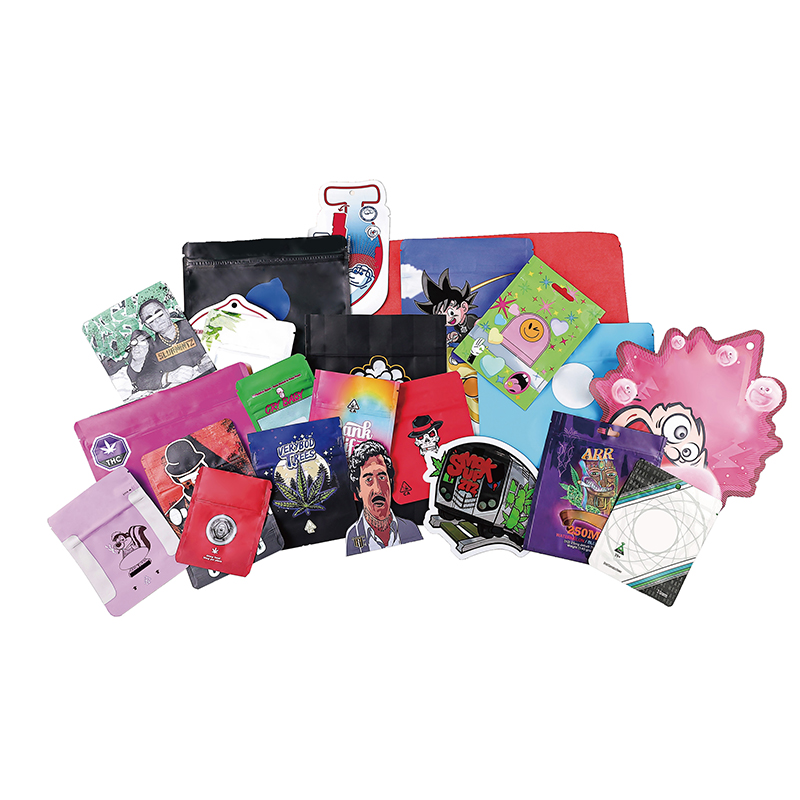 Edible gummy mylar bags