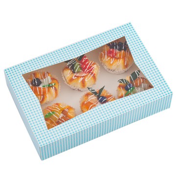 Custom Printed 6-Cup Muffin Box With Window