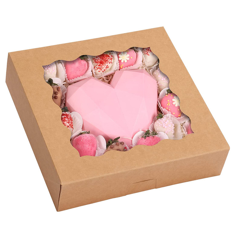 Window Pie Box, Cookie Box, Donut & Muffin Cup, Egg Tart Baking Packaging .jpg