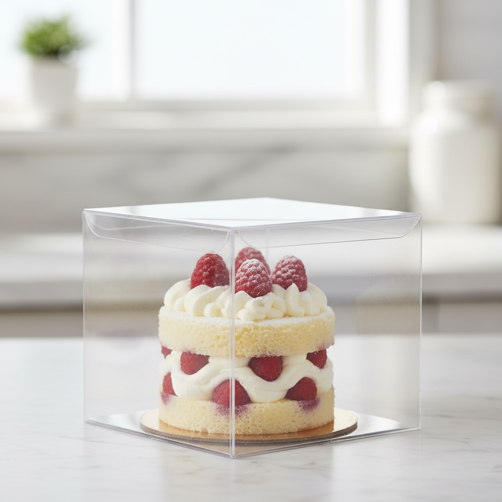 Transparent Dessert Box For Cake Packaging