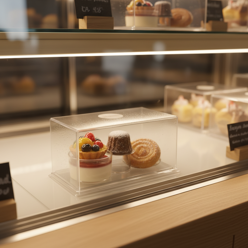 Small Dessert Box For Bakery Display