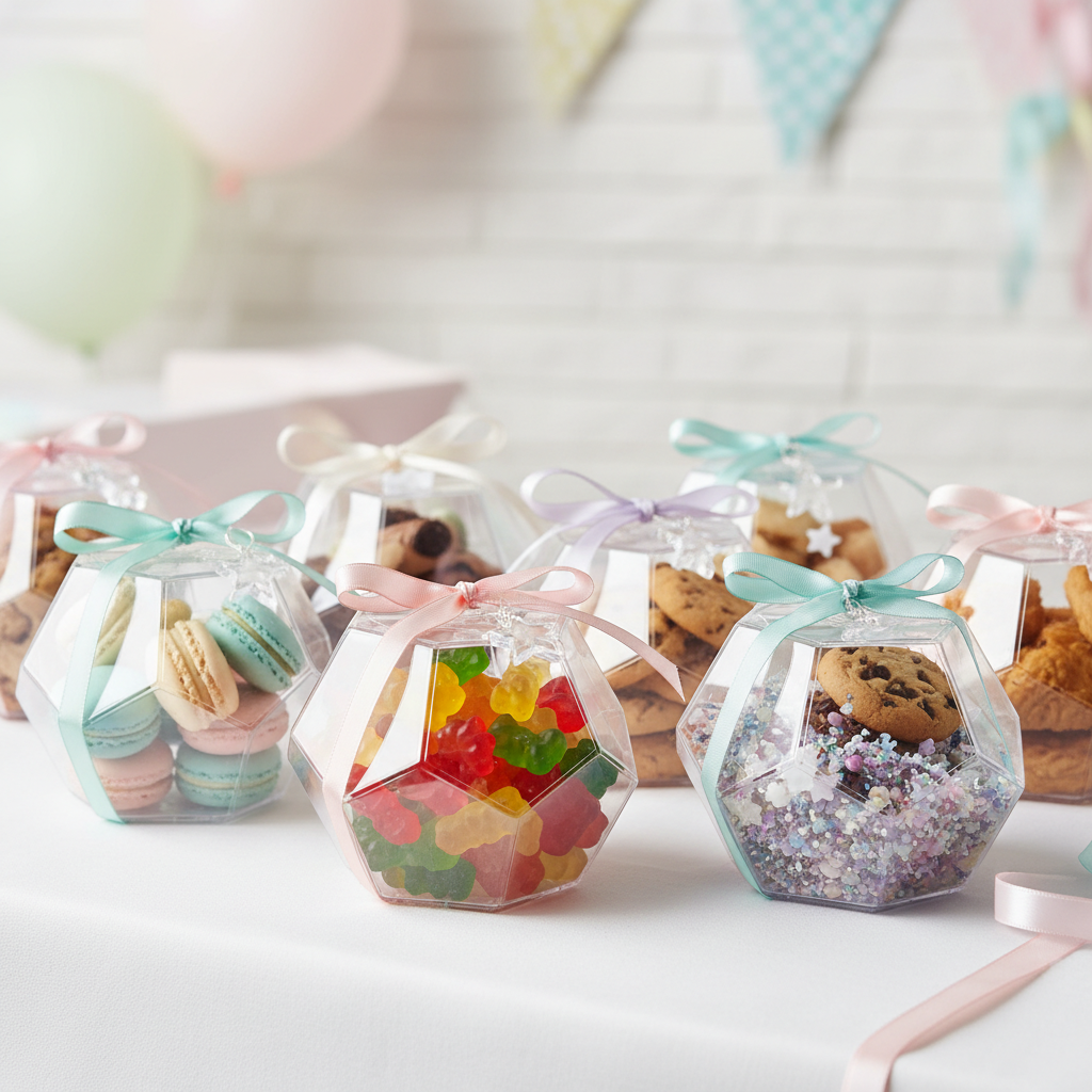 Plastic Dessert Box For Party Favors