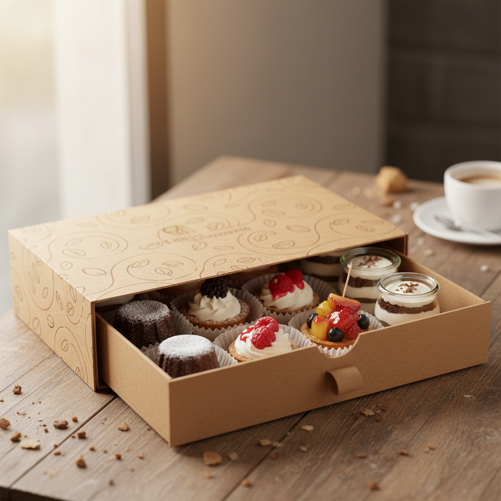 Drawer Dessert Box For Sweet Takeaway