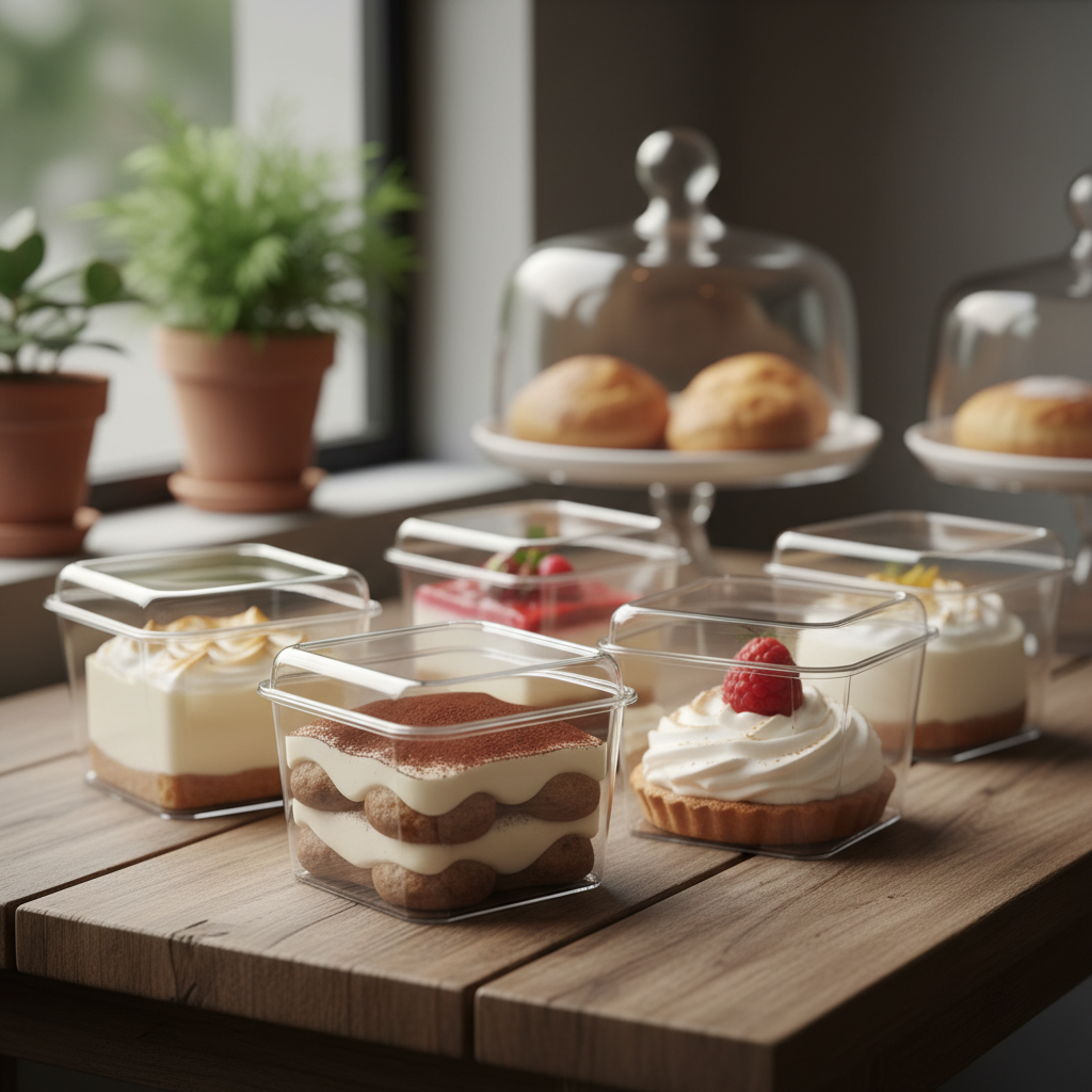 Clear Dessert Boxes For Dessert Protection