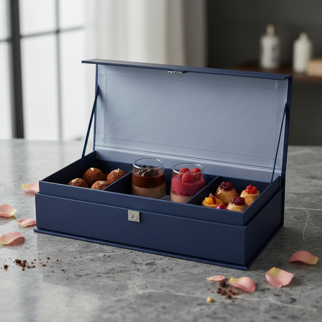 Magnetic Dessert Box For Brand Promotion