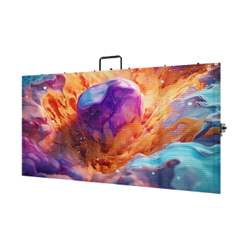 Waterproof high-transparency outdoor transparent screen