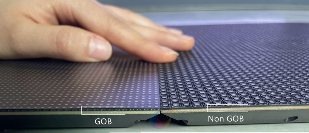 Gob flexibler Bildschirm wasserdicht und feuchtigkeitsbeständig