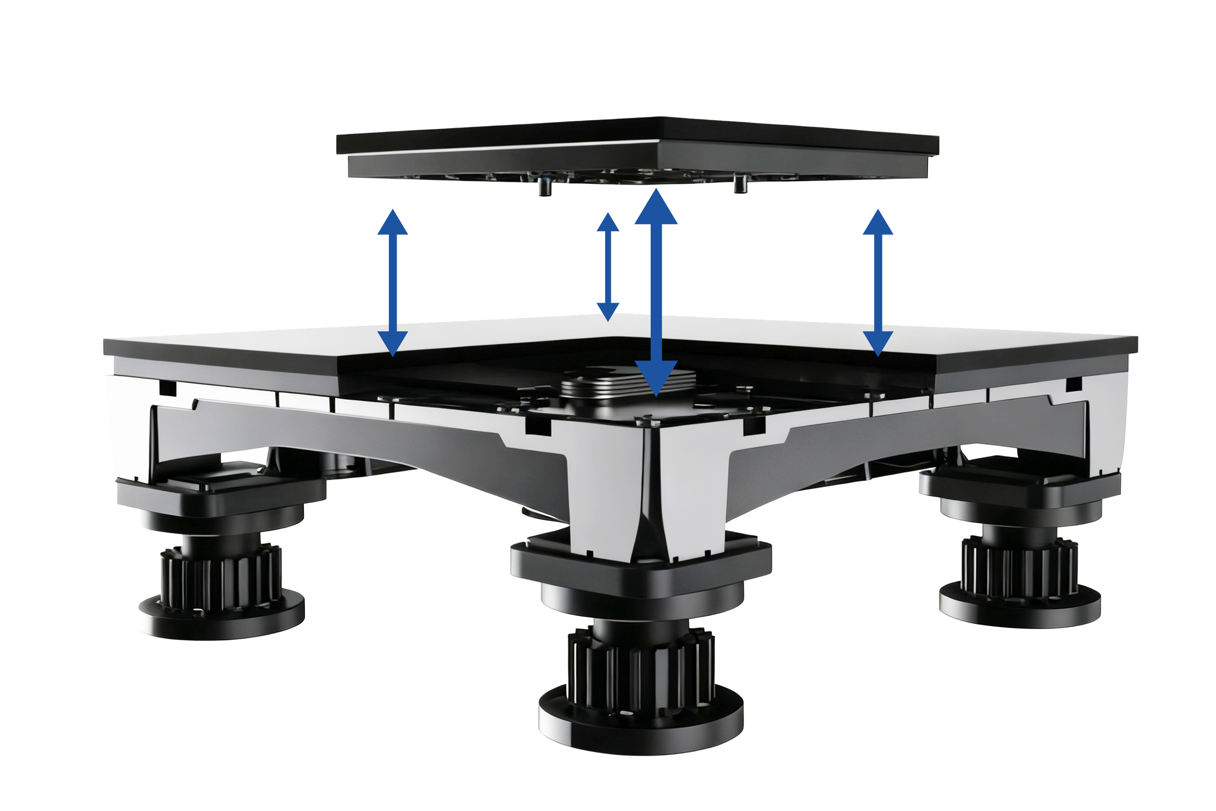 Hochwertige Bodenfliesen mit magnetischer Haftfunktion