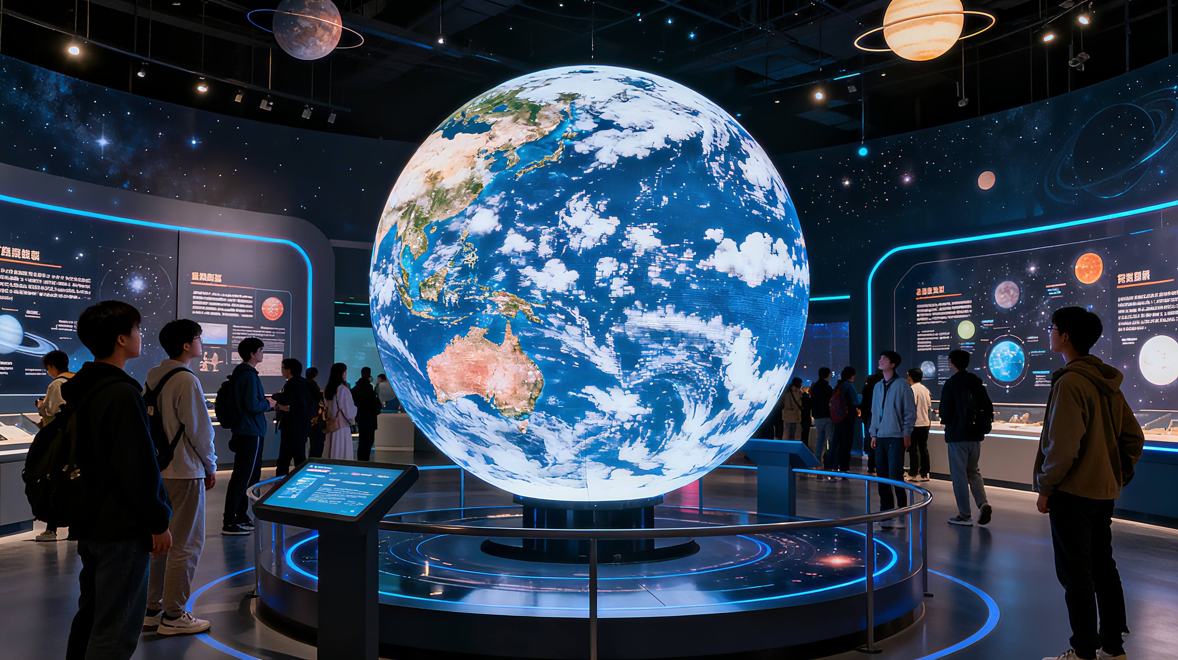 LED spherical screen in the astronomical exhibition hall.jpg