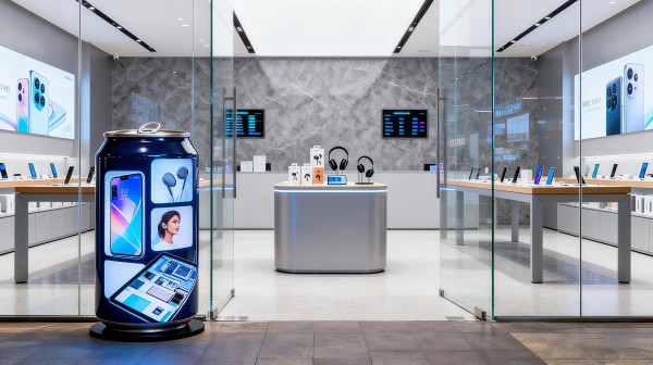 Die mobile Store-Anwendung kann Bildschirm