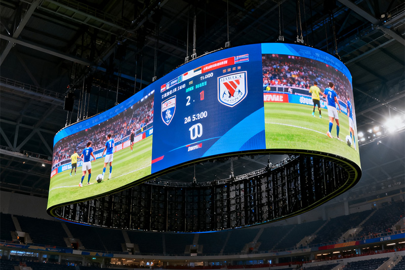4.Sports venue screens; 4K ultra clear football live streaming big screen.jpg