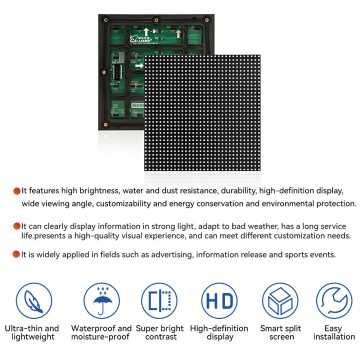 Innovative Design Waterproof Advertising Fixed Led Display Video Wall Billboard Screen 3D Format Play Virtual Outdoor Led Screen