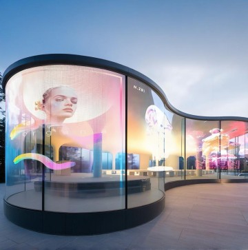 High brightness Glass LED Transparent Display Outdoor Curtain Wall Waterproof High-definition Light-Transmitting Window Ice Ccreen