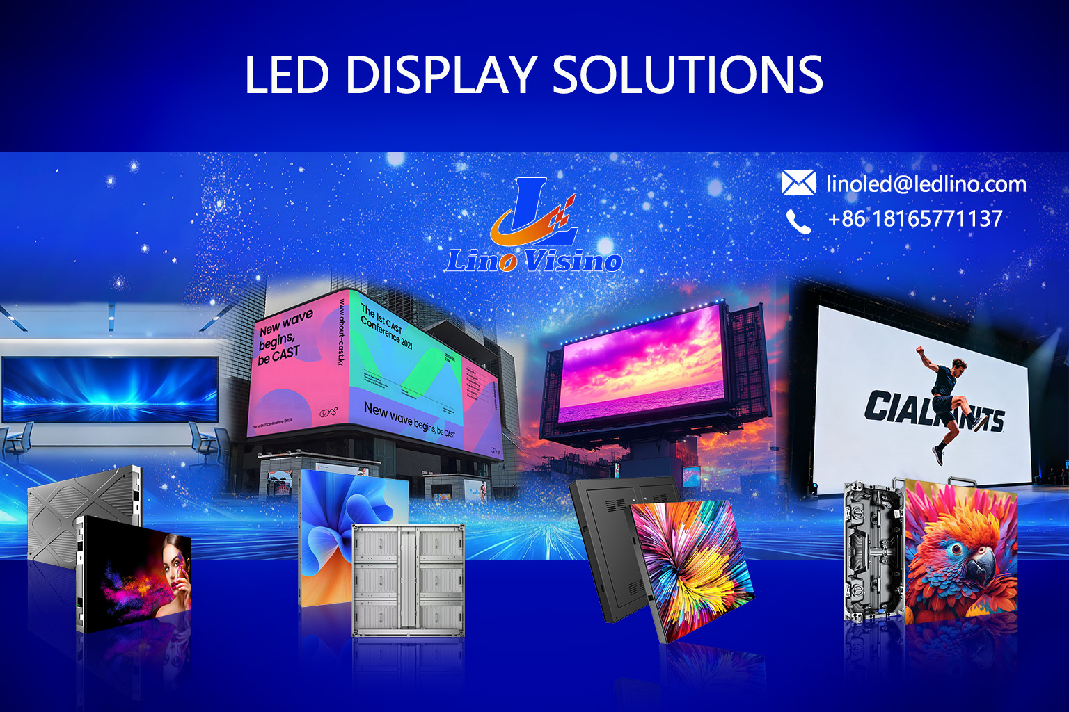 Lino Visino Completes 4pcs Outdoor P2 LED Poster Display Installation in Réunion, France