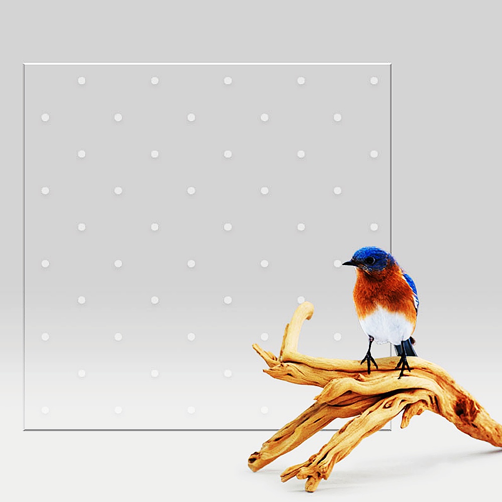 Bird-friendly glass