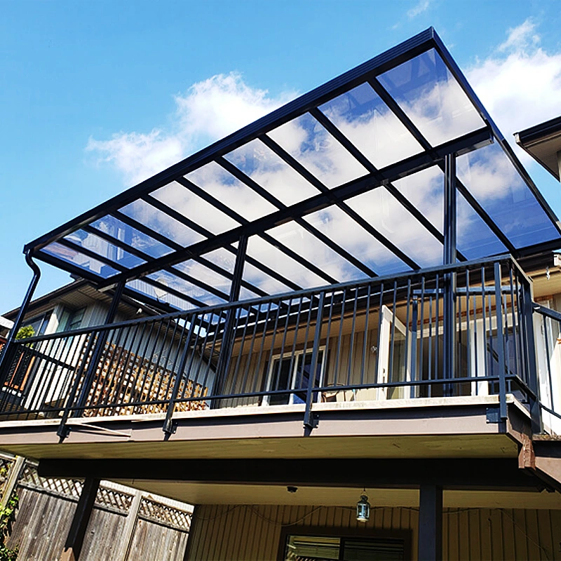 Euro Grey or Dark Grey Tempered Glass For Patio Cover And Glass Roof