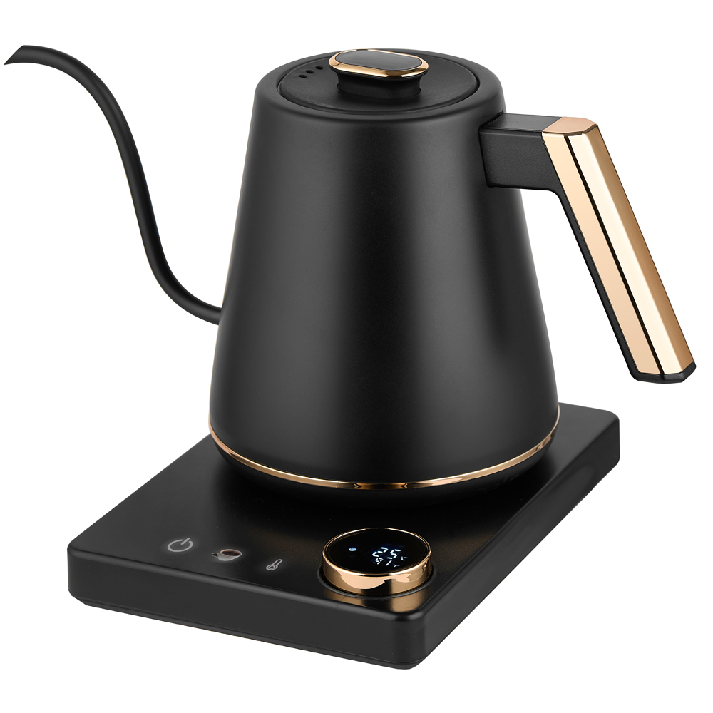 Bouilloire numérique en acier inoxydable 304 pour les amateurs de café...