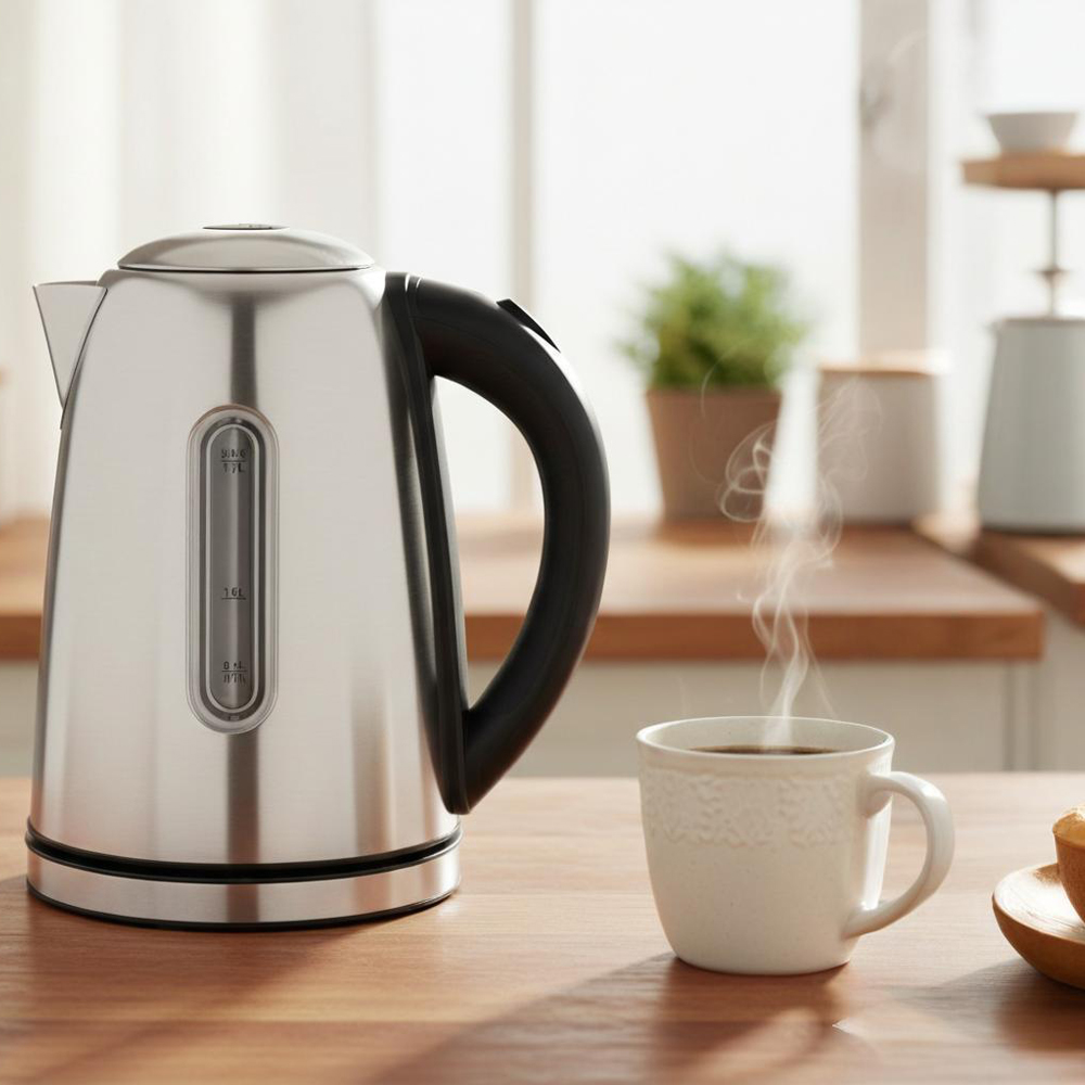 304 Stainless Steel Electric Kettle with LED Water W...