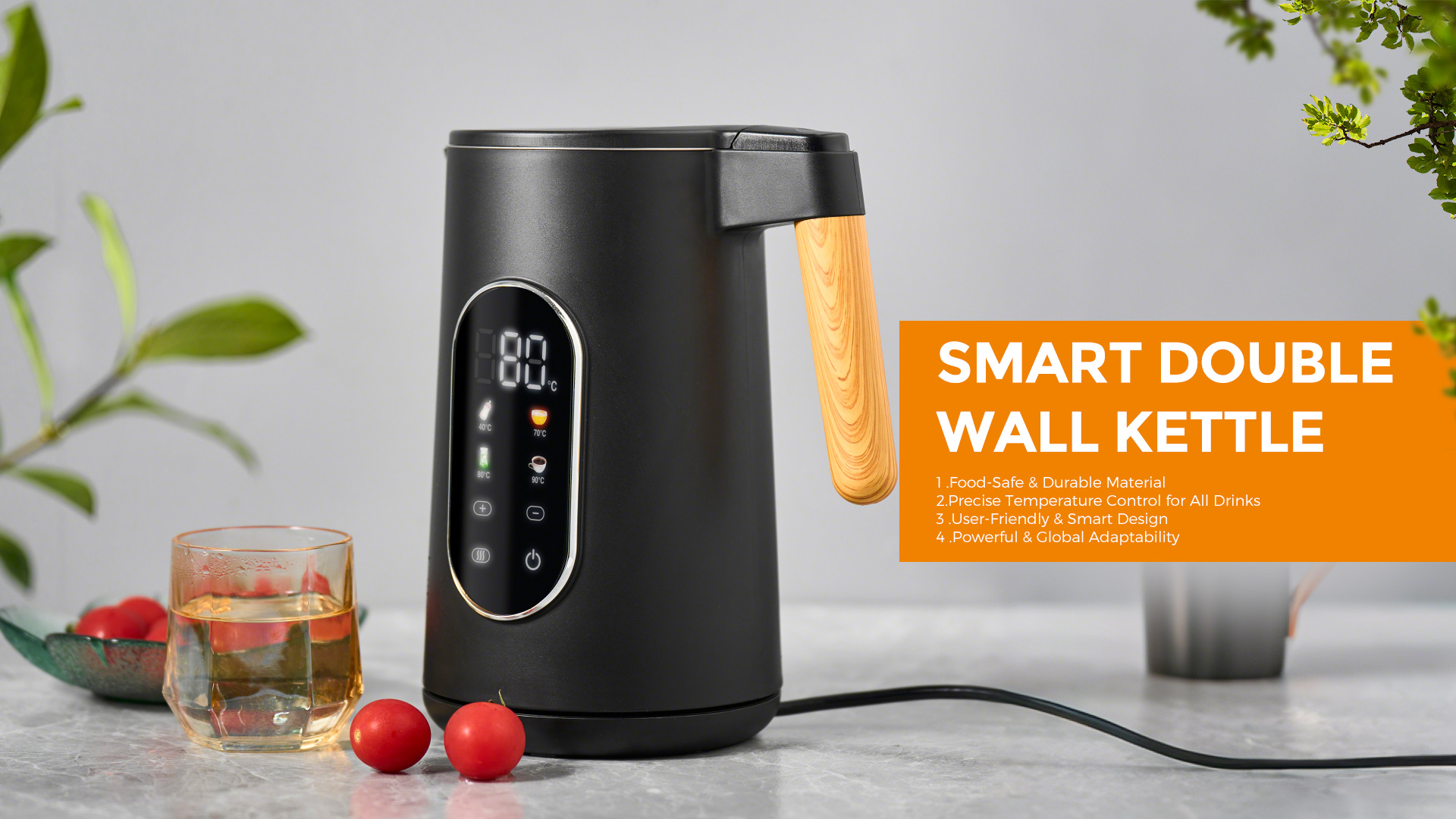 Double Wall Stainless Steel Kettle Series