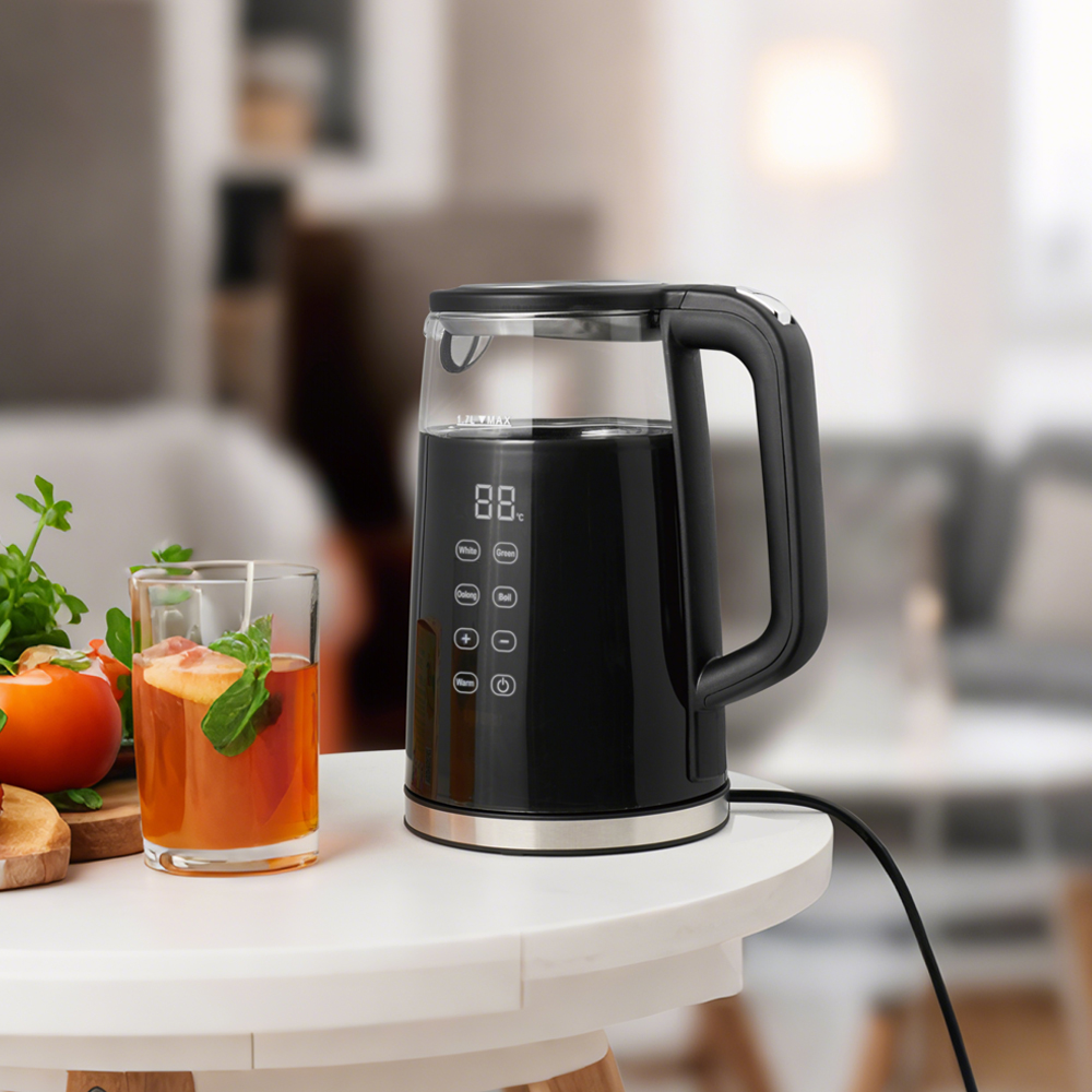 Double-Layer Mother-Son Glass Electric Tea Kettle wi...