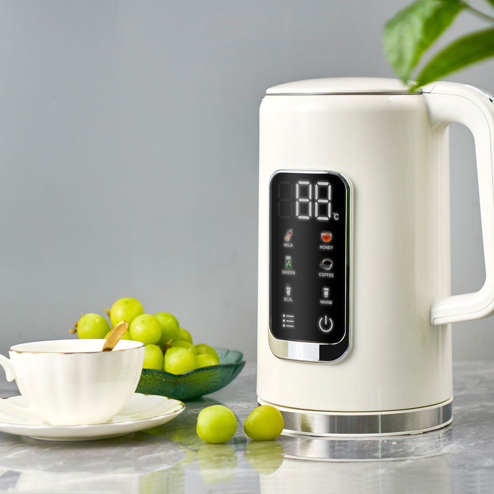 Bouilloire à double paroi en acier inoxydable pour les offices et les salles de pause de bureau