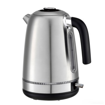 Food-Grade 304 Stainless Steel Electric Kettle with LED Strip and Water Window