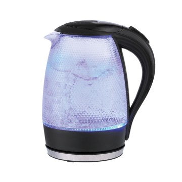 Hoë-doeltreffendheid 1.7L borosilikaatglas elektriese waterketel