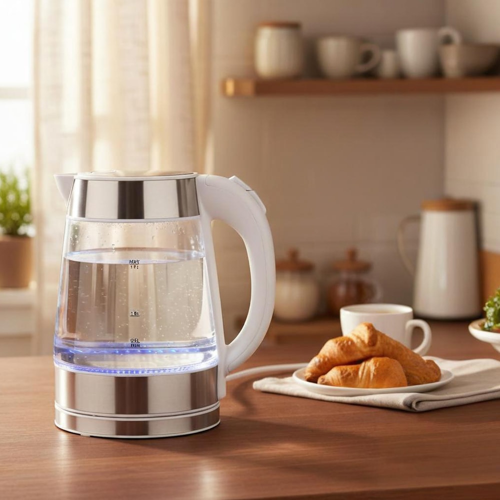 Brassage à domicile avec bouilloire numérique en verre