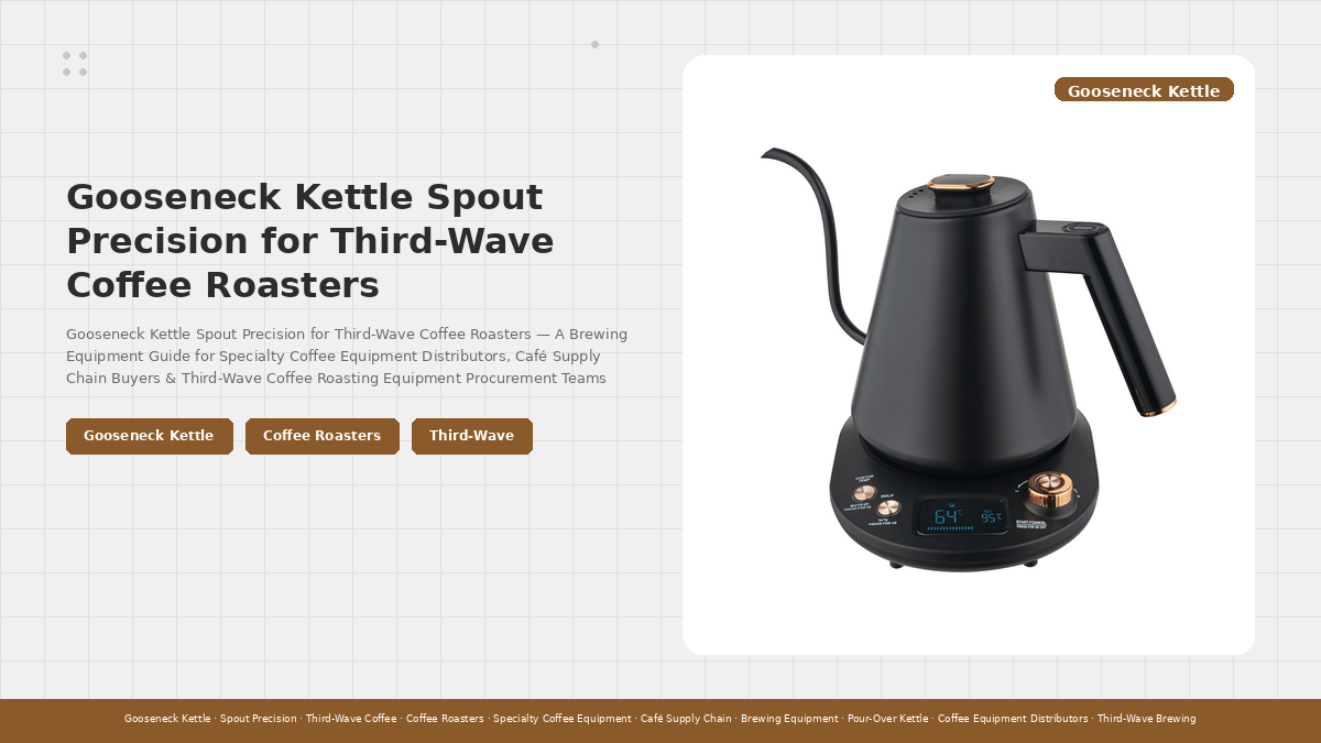 Gooseneck Kettle Spout Precision for Third-Wave Coffee Roasters