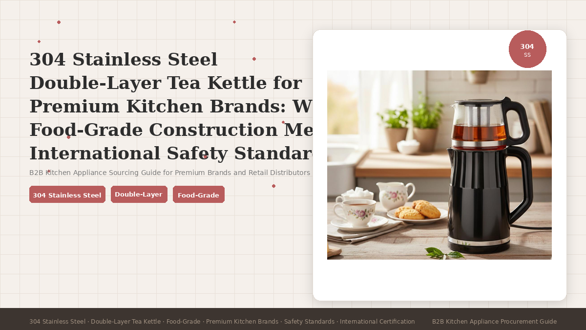 304 Stainless Steel Double-Layer Tea Kettle for Premium Kitchen Brands: Why Food-Grade Construction Meets International Safety Standards