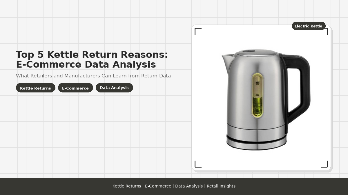 Top 5 Kettle Return Reasons: E-Commerce Data Analysis