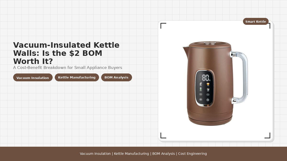Vacuum-Insulated Kettle Walls: Is the $2 BOM Worth It?