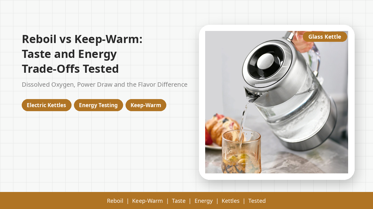 Reboil vs Keep-Warm: Taste and Energy Trade-Offs Tested