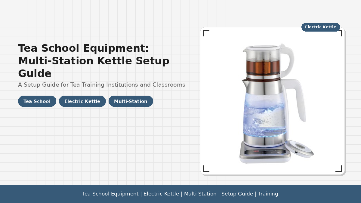 Tea School Equipment: Multi-Station Kettle Setup Guide