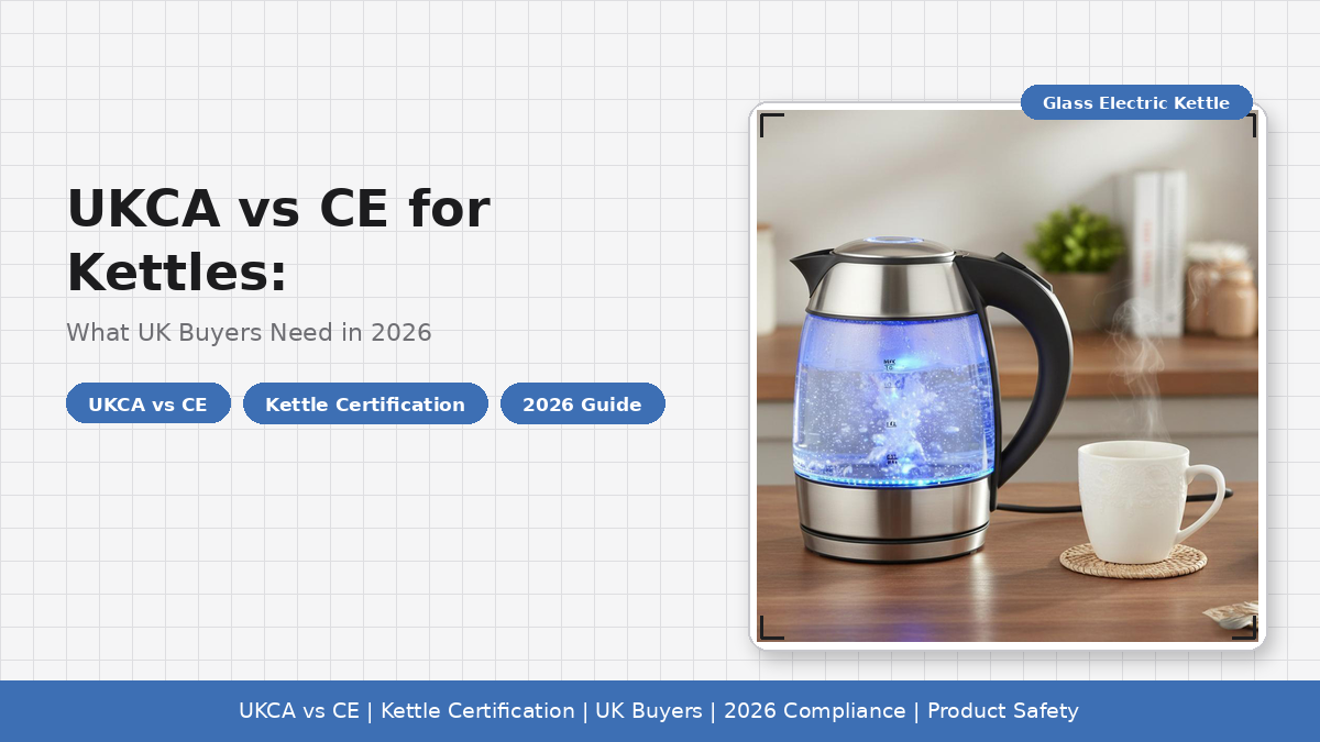 UKCA vs CE for Kettles: What UK Buyers Need in 2026