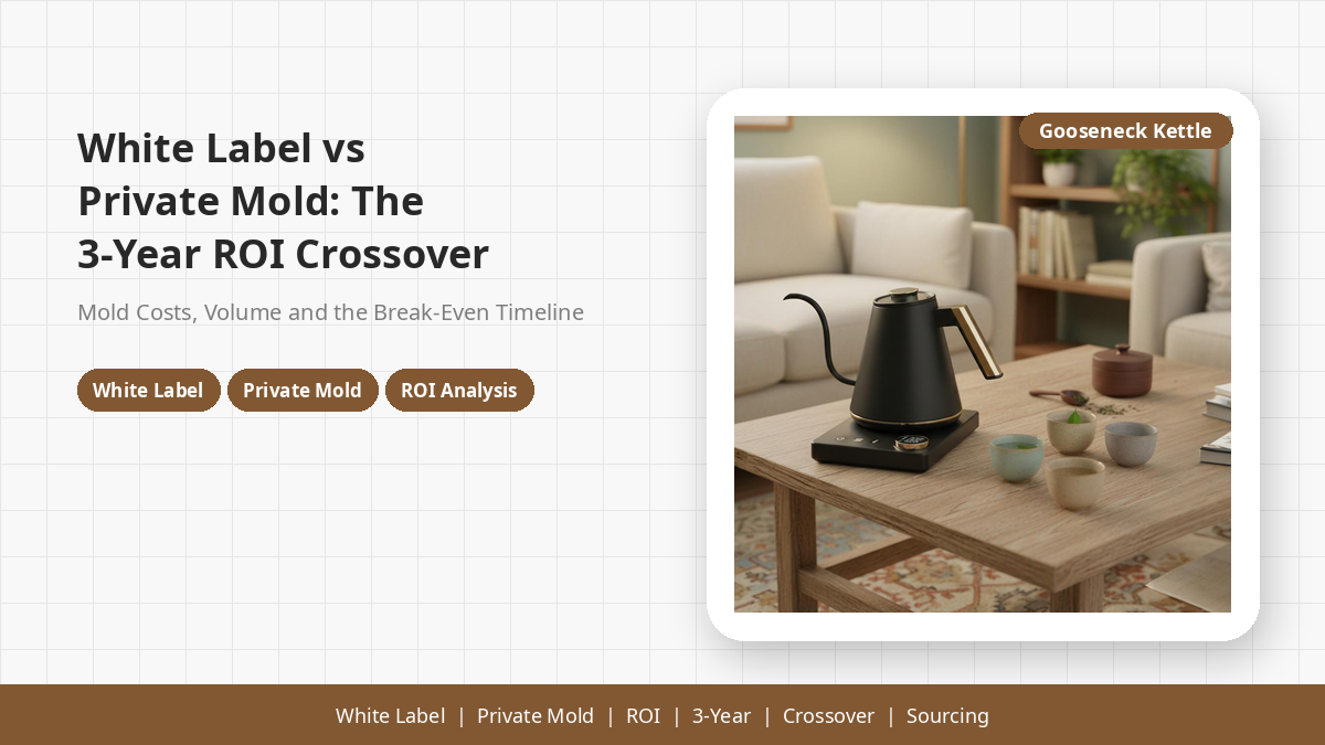 White Label vs Private Mold: The 3-Year ROI Crossover