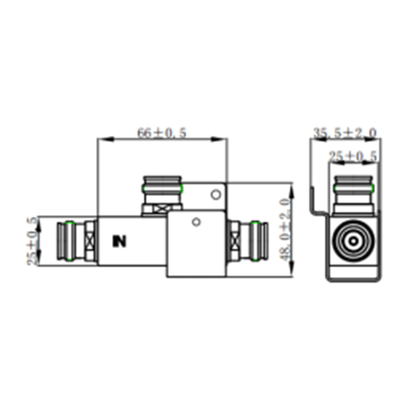 Low PIM RF Tapper with N & 4.3-10 Connectors 952XXXX7V30 (3).jpg